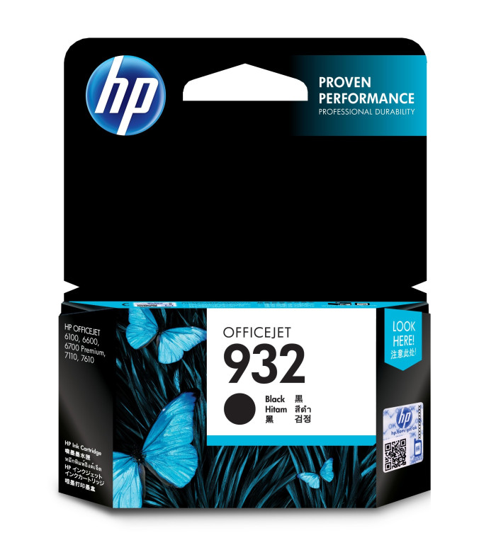 HP 932 Noir Cartouche d'encre d'origine HP 932 Noir Cartouche d'encre d'origine