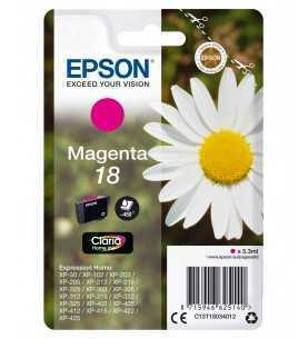 Epson 18 Magenta Pâquerette d'origine – Cartouche Epson C13T18034012