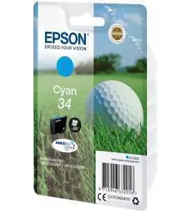 Epson 34 Cyan Balle de golf Cartouche d'encre d'origine