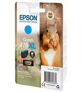 Epson 378XL Cyan Ecureuil Cartouche d'encre d'origine
