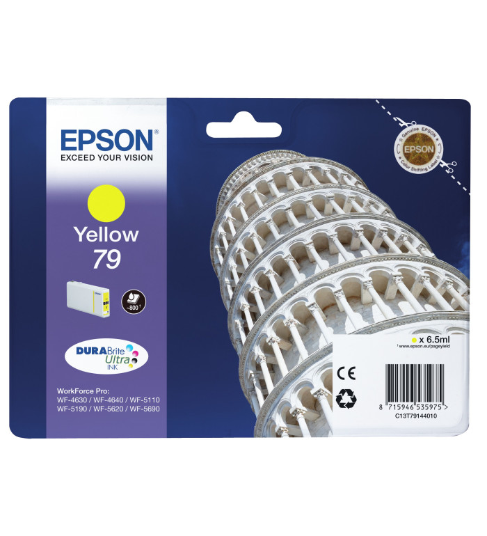 Epson 79 Jaune Cartouche d'encre d'origine Epson 79 Jaune Cartouche d'encre d'origine