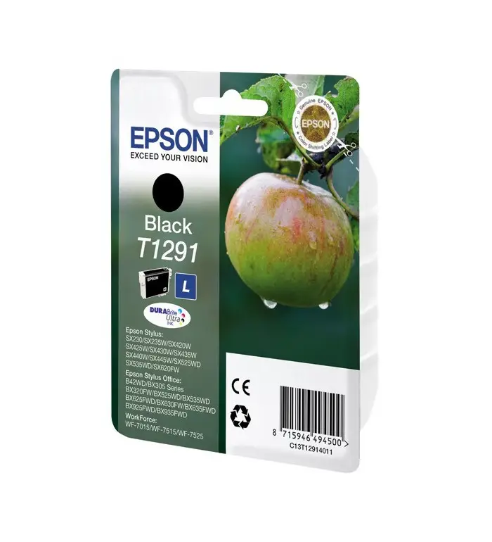 Epson T1291 Noir Cartouche d'encre d'origine