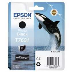 Epson T7601 Photo noir Cartouche d'encre d'origine