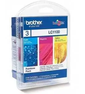 Brother LC1100 Couleur Pack de 3 Cartouches d'encre d'origine