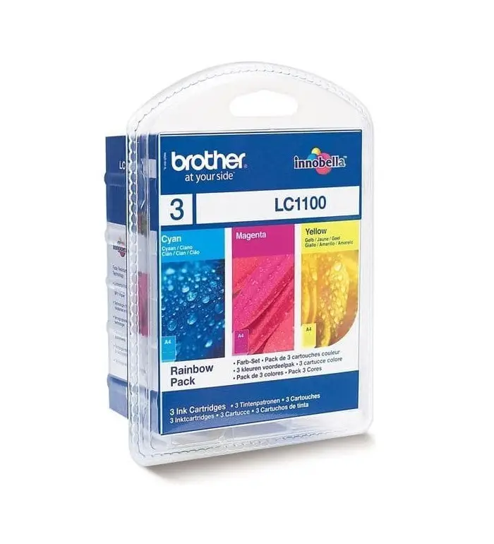 Brother LC1100 couleur X 3 Cartouches d'encre d'origine