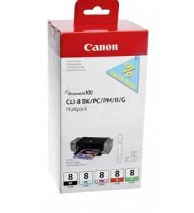 Canon CLI-8 Noir couleur Pack de 5 Cartouches d'encre d'origine