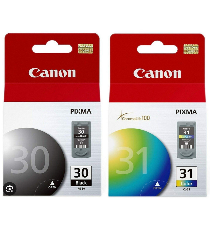 Canon PG-30/CL-31 Noir couleur Pack de 2 Cartouches d'encre d'origine Canon PG-30/CL-31 Noir couleur Pack de 2 Cartouches d'encre d'origine