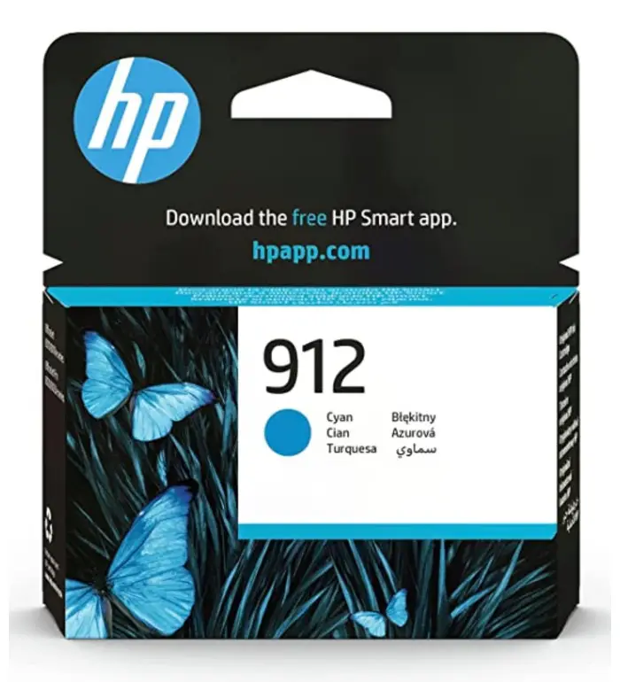 HP 912 Cyan Cartouche d'encre d'origine