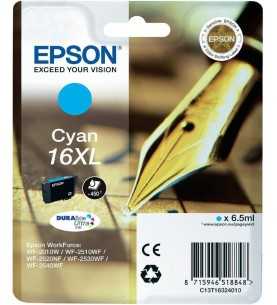 Epson 16XL Cyan Stylo Plume Cartouche d'encre d'origine