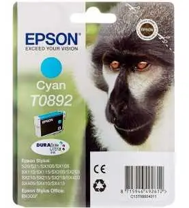 Epson T0892 Cyan Singe Cartouche d'encre d'origine