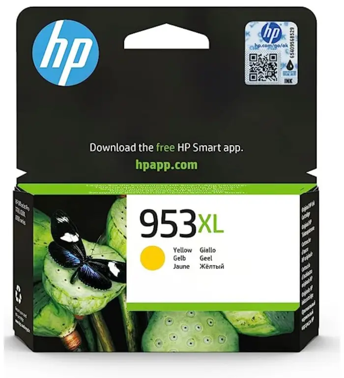 HP 953XL Jaune Cartouche d'encre d'origine HP 953XL Jaune Cartouche d'encre d'origine
