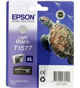 Epson T1577 Noir clair Tortue Cartouche d'encre d'origine