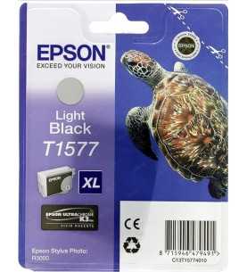 Epson T1577 Tortue Noir clair Cartouche d'encre d'origine