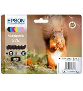 Epson 378 Noir couleur Écureuil Cartouches d'encre d'origine