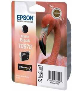 Epson T0878 Noir Mat Cartouche d'encre d'origine