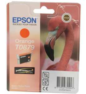 Epson T0879 Orange Cartouche d'encre d'origine