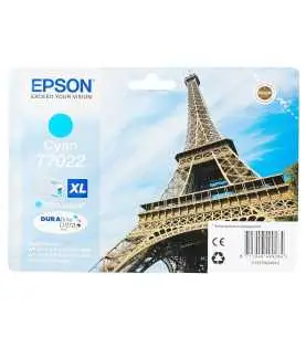 Epson T7022 XL Cyan Tour Eiffel Cartouche d'encre d'origine