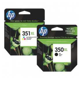 HP 350XL/351XL Noir couleur Pack de 2 Cartouches d'encre d'origine