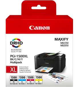 Canon PGI-1500XL Noir couleur Pack de 4 Cartouches d'encre d'origine