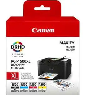 Canon PGI-1500XL Noir couleur Pack de 4 Cartouches d'encre d'origine