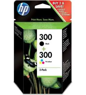 HP 300 Noir couleur Pack de 2 Cartouches d'encre d'origine