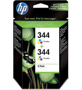 HP 344 Couleur Pack de 2 Cartouches d'encre d'origine - (C9505EE)