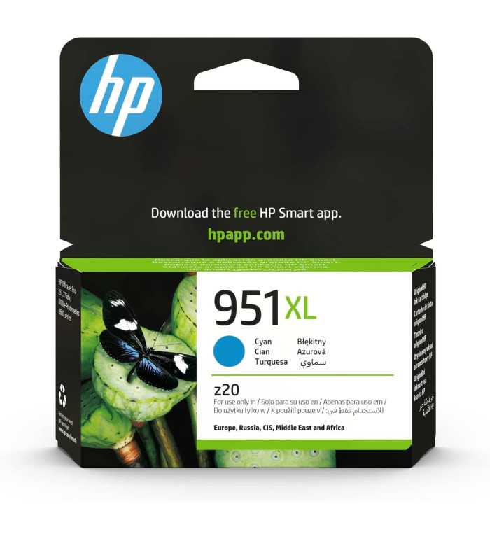 HP 951XL Cyan Cartouche d'encre d'origine