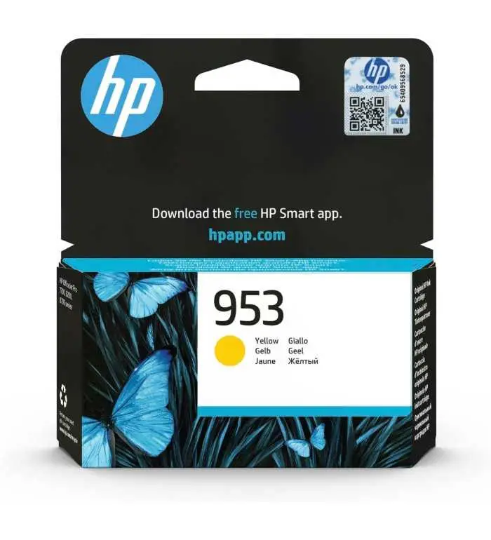 HP 953 Jaune Cartouche d'encre d'origine HP 953 Jaune Cartouche d'encre d'origine