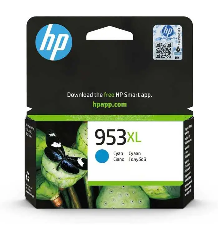 HP 953XL Cyan Cartouche d'encre d'origine HP 953XL Cyan Cartouche d'encre d'origine