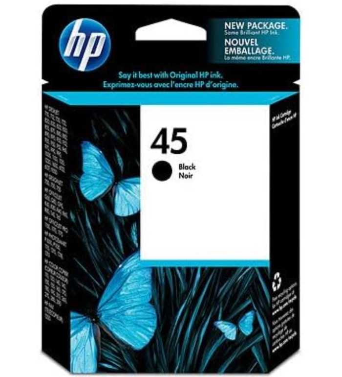 HP 45 Noir Cartouche d'encre d'origine