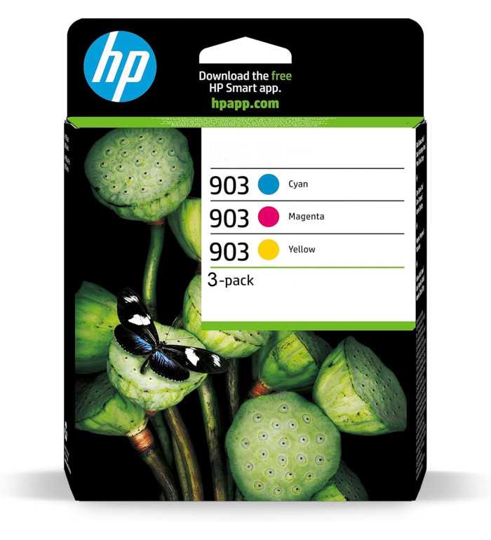 HP 903 Couleur Pack de 3 cartouches d'encre d'origine