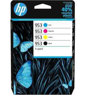 HP 953 Noir couleur Pack de 4 Cartouches d'encre d'origine