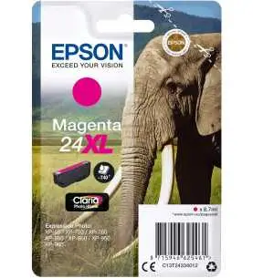 Epson 24XL Magenta Éléphant Cartouche d'encre d'origine