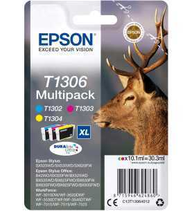 Epson T1306 Couleur Cerf Multipack d'origine – Cartouches Epson C13T13064012