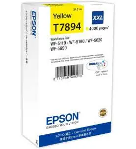 Epson T7894 XXL Jaune cartouche d'encre d'origine