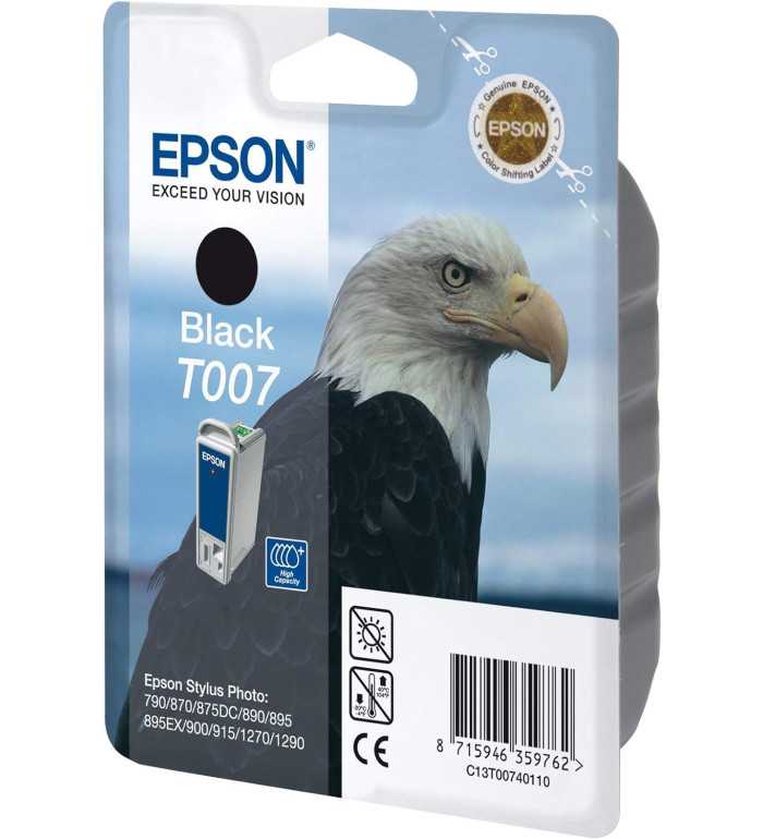 Epson T007 Noir Aigle Cartouche d'encre d'origine