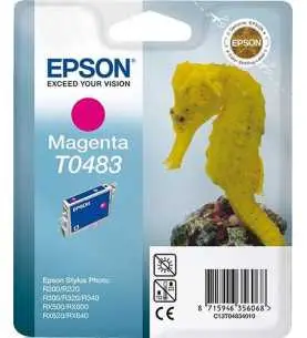 Epson T0483 Magenta Hippocampe Cartouche d'encre d'origine