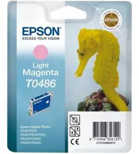 Epson T0486 Magenta clair Hippocampe Cartouche d'encre d'origine