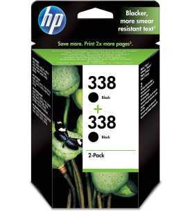 HP 338 Noir Pack de 2 Cartouches d'encre d'origine - CB331EE