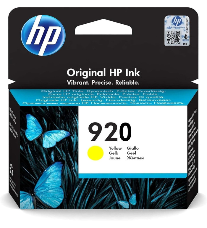 HP 920 Jaune Cartouche d'encre d'origine HP 920 Jaune Cartouche d'encre d'origine