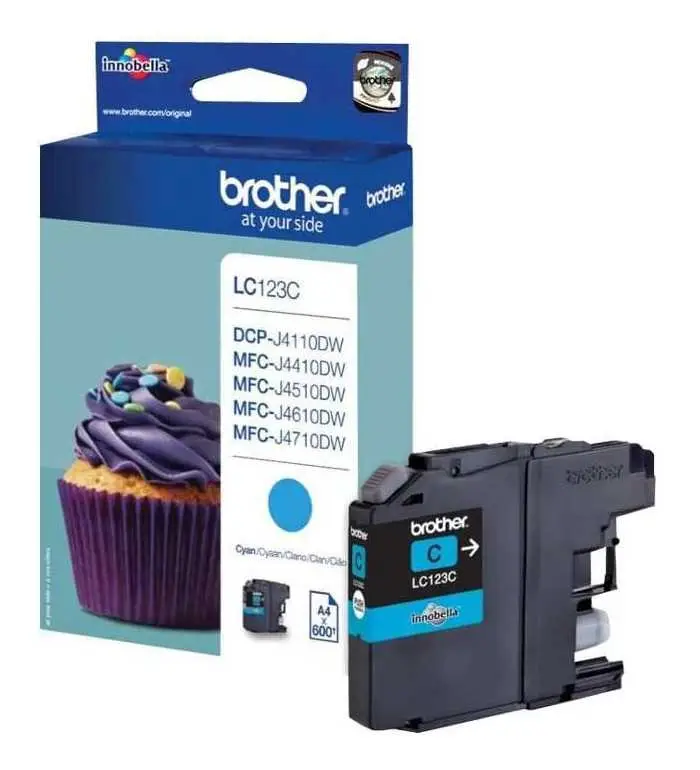 Brother LC123 Cyan Cartouche d'encre d'origine