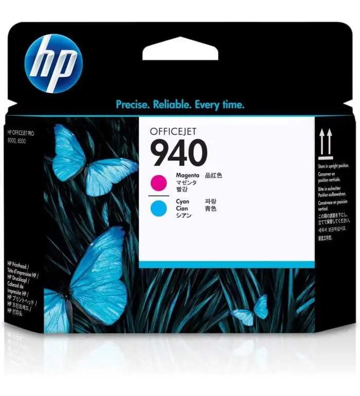 HP 940 Cyan Magenta Tête d'impression d'origine - C4901A