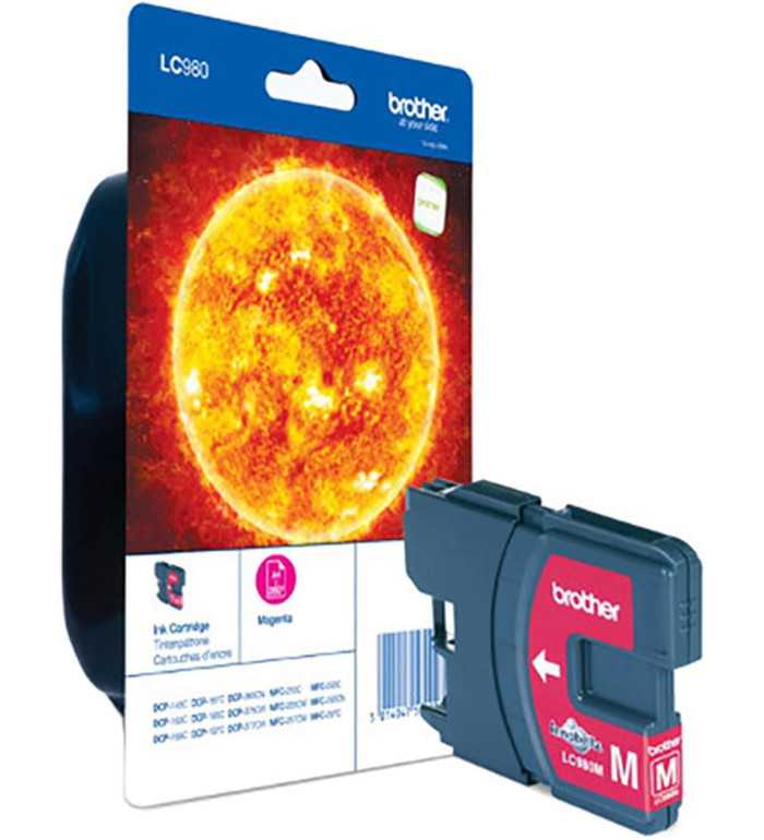 Brother LC980M Magenta Cartouche d'encre d'origine Brother LC980M Magenta Cartouche d'encre d'origine