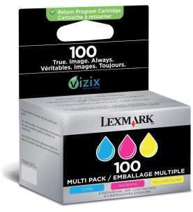 Lexmark 100 Couleur Pack de 3 Cartouches d'encre d'origine