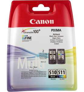 Canon PG-510/CL-511 Noir Couleur Pack de 2 Cartouches d'encre d'origine