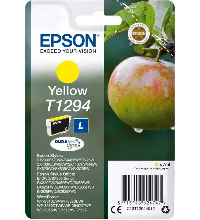 Epson T1294 Jaune Pomme Cartouche d'encre d'origine