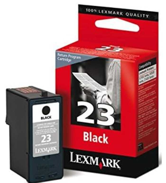 Lexmark 23 Noir Cartouche d'encre d'origine