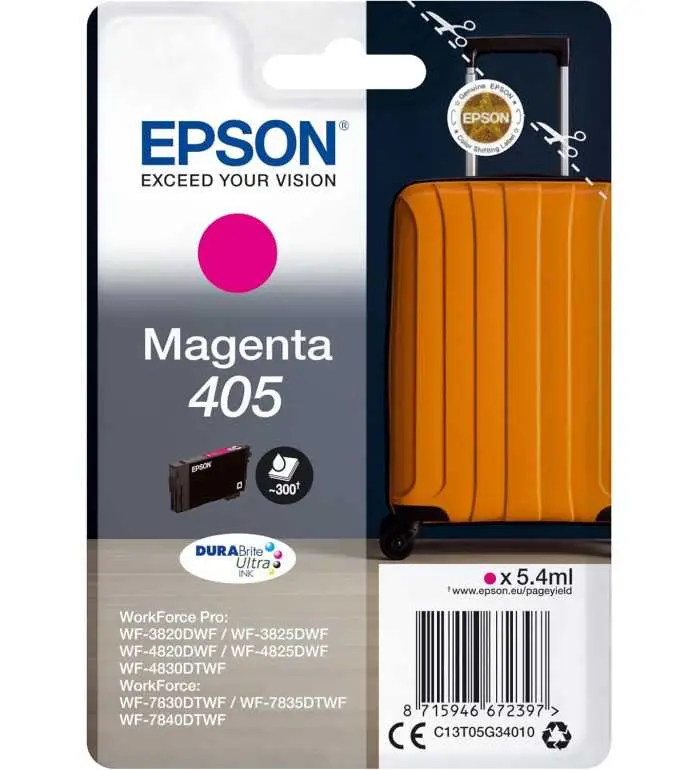 Epson 405 Magenta Valise Cartouche d'encre d'origine