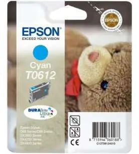 Epson T0612 Cyan Ourson Cartouche d'encre d'origine