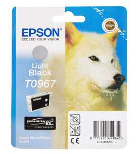 Epson T0967 Noir clair Loup Cartouche d'encre d'origine